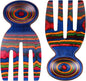 MYRAINBOW Salad Tongs, Salad Hand, Pakkawood Salad Tongs by Myrainbow