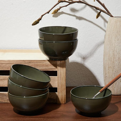 5.3" Cereal Bowls & Dessert Bowls Set of 6-20 Oz Small Bowls - Image 6