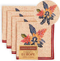Maison d' Hermine Cloth Napkins Set of 4 100% Cotton for Thanksgiving Christmas Decorations Everyday Reusable Square Fall Napkins Cloth Washable Dinner Party (Kalahari, 20"x20")