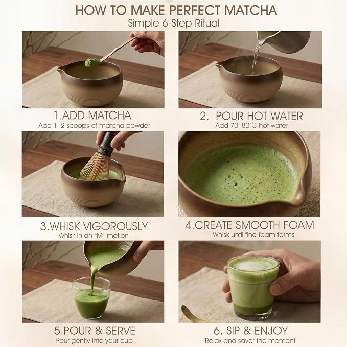 Matcha Set, 5-Piece Matcha Whisk Set - Image 8