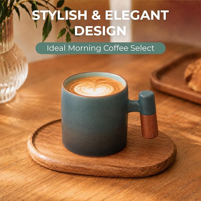 2.5oz Ceramic Espresso Cups, Demitasse Cups - Image 3