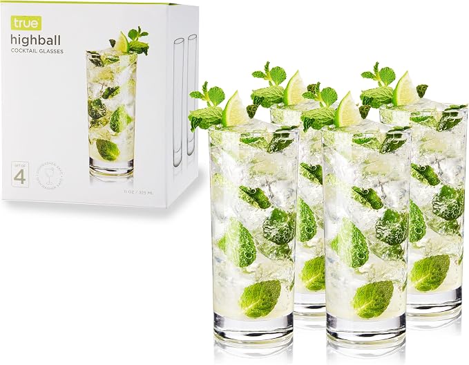 True Highball Glasses, Tall Glass Tumbler - Image 10