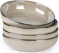 GBhome 8.75'' Large Ceramic Pasta Bowls, 38oz Stoneware Pasta Serving Bowls Set by GBhome