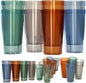 Oojami Set of 24 Plastic Tumblers, 20-Ounce Reusable Cups, BPA-Free & by Oojami