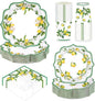250Pcs Lemon Party Decorations for Summer Lemons Theme Serves 50 | Green Lines by Greencian