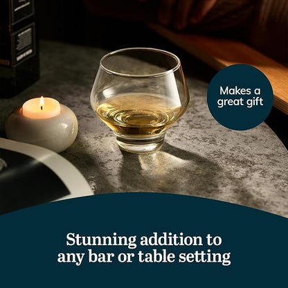 Libbey Mezcal All Purpose Spirits Glasses Set of 4, Stemless Stackable Cocktail - Image 5
