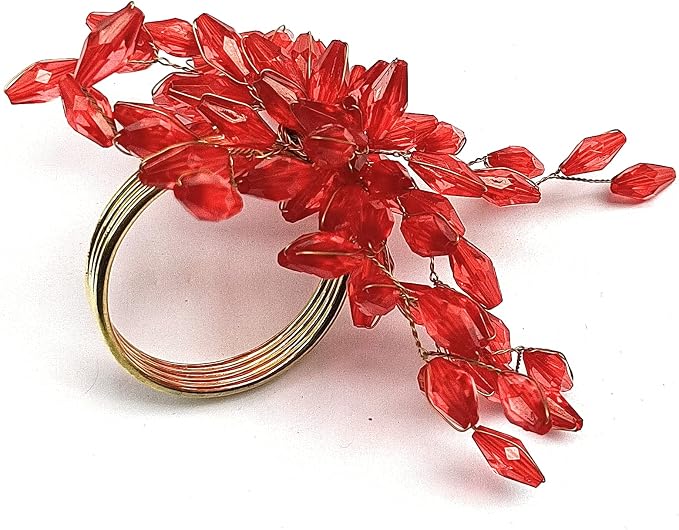 ITOS365 Christmas Napkin Rings Set of 6 - Image 3