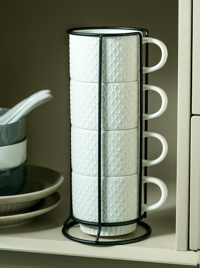 LYEOBOH Stackable Coffee Mugs - Image 9