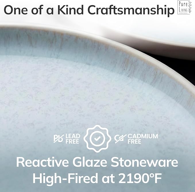 24 Piece Stoneware Dinnerware Set - Image 5