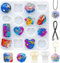 HeyClear Keychain Resin Molds by HeyClearResin