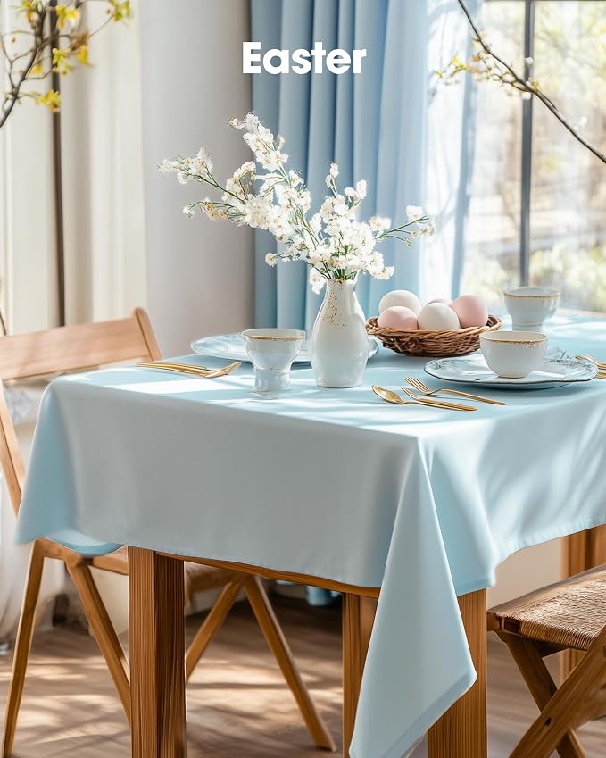Pureegg Plastic Table Cloth Disposable 12 Pack, 54 x 108 Inch Table Cloths - Image 7