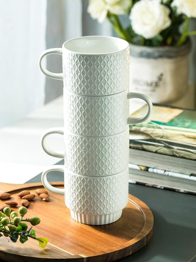 LYEOBOH Stackable Coffee Mugs - Image 8