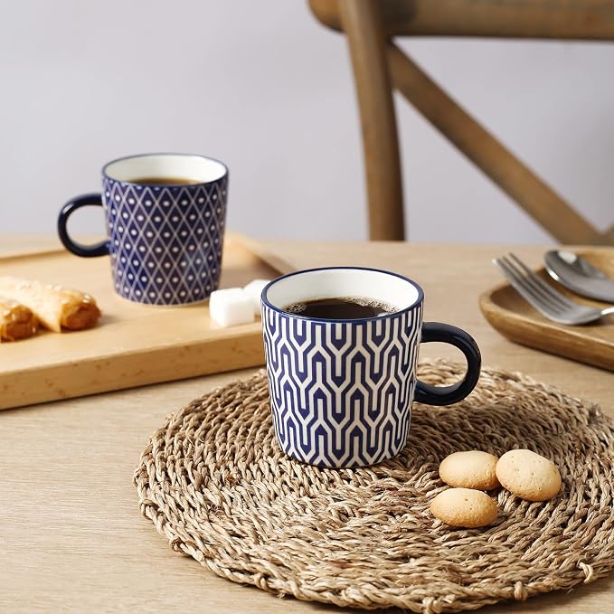 Selamica Ceramic 3.5 Oz Espresso Cups, Espresso Mugs 2.5 Inch Demitasse Cups - Image 6