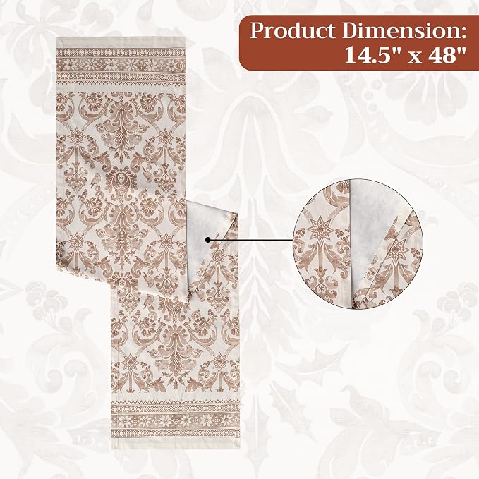 Maison d' Hermine Table Runner 100% Cotton 14.50" x 48" | Table Runners 48 - Image 7
