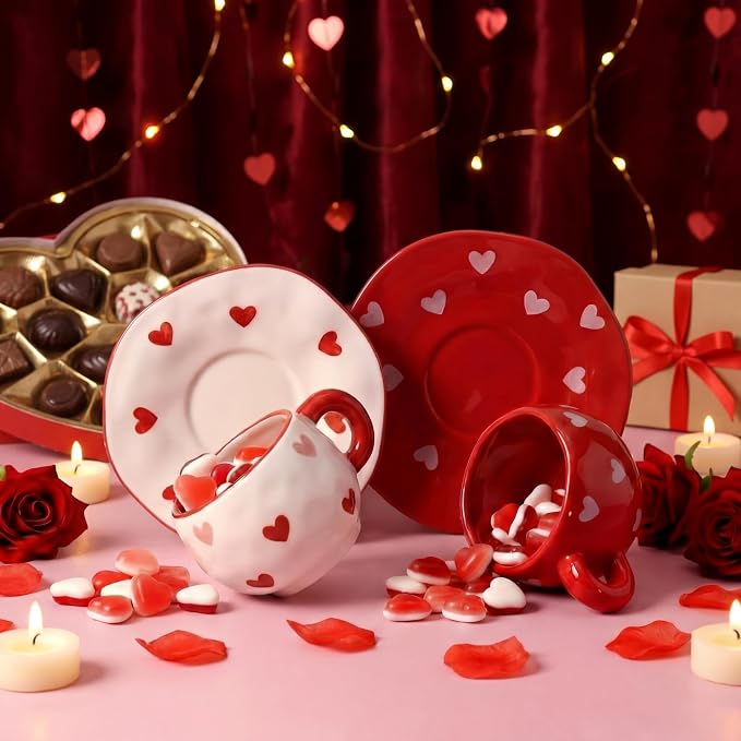 Havawish 2 Pack Valentine's Day Ceramic Coffee Mug - Image 3