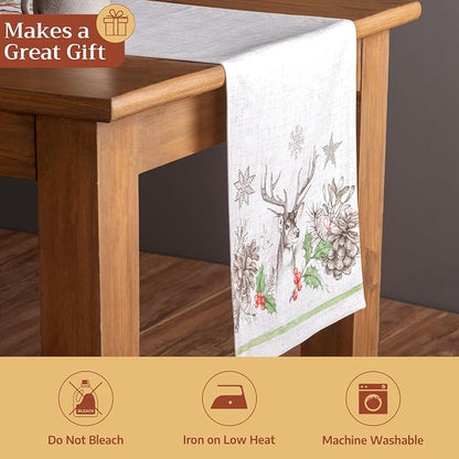 Maison d' Hermine Table Runner 100% Cotton 14.50" x 72" | Table Runners 72 - Image 5