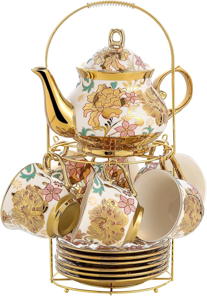 20 Pieces Porcelain Tea Set - Image 2