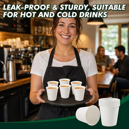 3 oz Bathroom Cups 200 Pack Small Paper Cups | Leak-Resistant Disposable Paper - Image 7