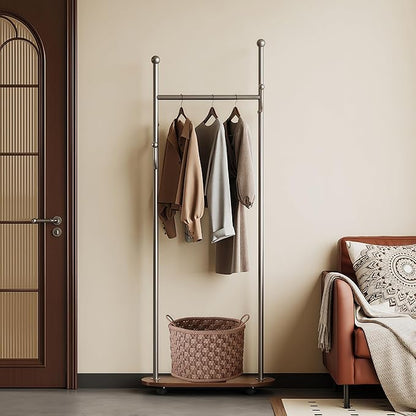 Cactus shaped Freestanding Metal Coat Rack Stand Modern Organizer for Scarf Jacket Hat Bags Ideal for Home Entryway Bedroom Corner Stable and Moveable(Silver)