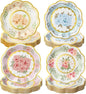 120 Pcs 6 Inch Floral Paper Plates by Maxcheck