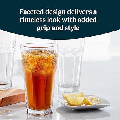 Libbey Gibraltar DuraTuff Drinking Glass Drinking Cup Set, Iconic Heavy Base - Image 2