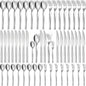48-Piece Silverware Set,Stainless Steel Flatware Set with Steak Knives for 8,Include Knives Spoons and Forks Set,Tableware Cutlery Set for Home Kitchen Hotel Restaurant