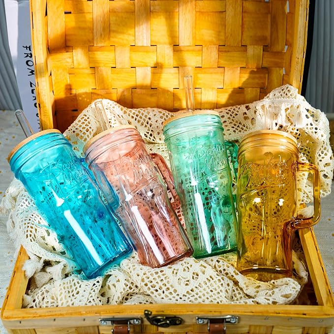 ANOTION Colored Glass Cups - Image 3