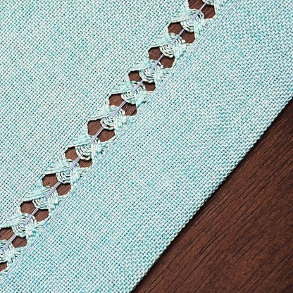 Grelucgo Handcrafted Solid Color Dining Table Runner, Dresser Scarf, - Image 3