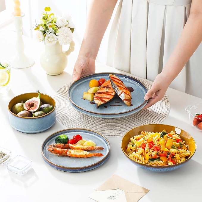 ONION Ceramic Plates and Bowls Sets - Image 6