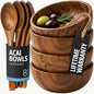 Zulay Kitchen Teak Wood Dipping Bowls by ZulayKitchen