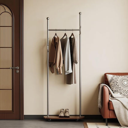 Cactus shaped Freestanding Metal Coat Rack Stand Modern Organizer for Scarf Jacket Hat Bags Ideal for Home Entryway Bedroom Corner Stable and Moveable(Silver)
