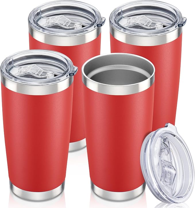 20 oz Tumbler with Lid Stainless Steel Insulated Tumblers Bulk Cups Mug | by Orebigo