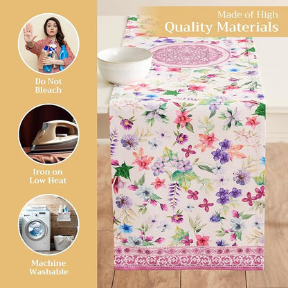 Maison d' Hermine Table Runner 100% Cotton 14.50" x 72" | Table Runners 72 - Image 3