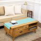 Solino Home Cotton Linen Dining Table Runner Pastel Turquoise, 14 x 48 in | by SolinoHome