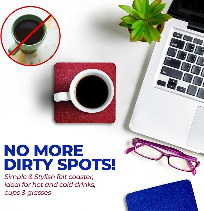 A&A Wonders Premium Felt Coasters - Image 3