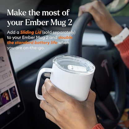 Ember Temperature Control Smart Mug 2, 14 Oz, App-Controlled Heated Coffee Mug - Image 4