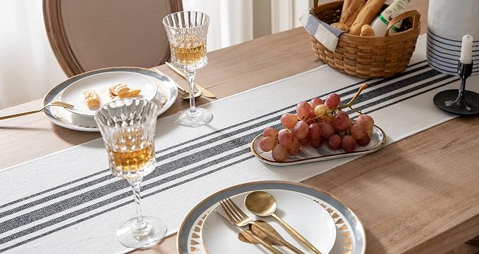 Boho Table Runner for Modern Farmhouse Decor, Dining Table décor 13 x 108 Inch - Image 4
