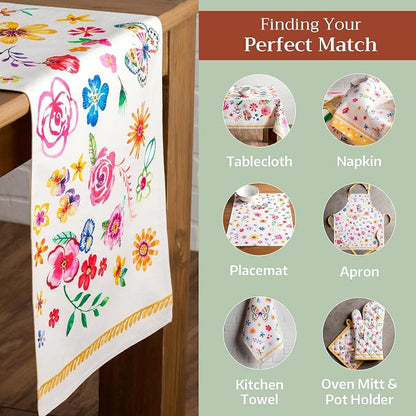 Maison d' Hermine Table Runner 100% Cotton 14.50" x 72" | Table Runners 72 - Image 5
