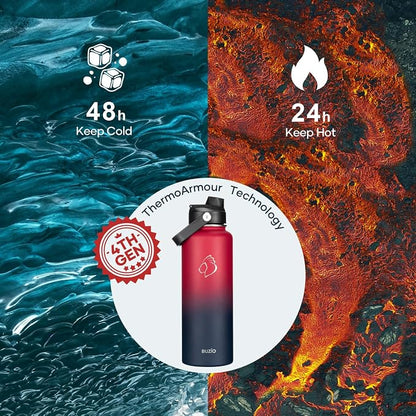 BUZIO Triple Wall Vacuum Water Bottle - Image 2