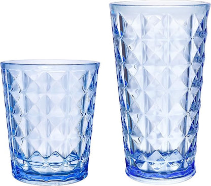 KLIFA- CUPID- 16 & 21 ounce, Acrylic Drinking Glasses, Tumbler Highball Glass by KLIFAHome