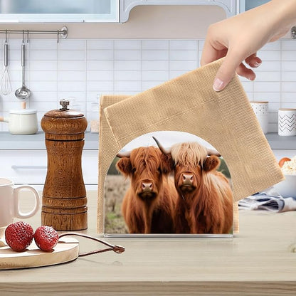 Napkin Holder, Highland Cows Napkin Holder - Image 5