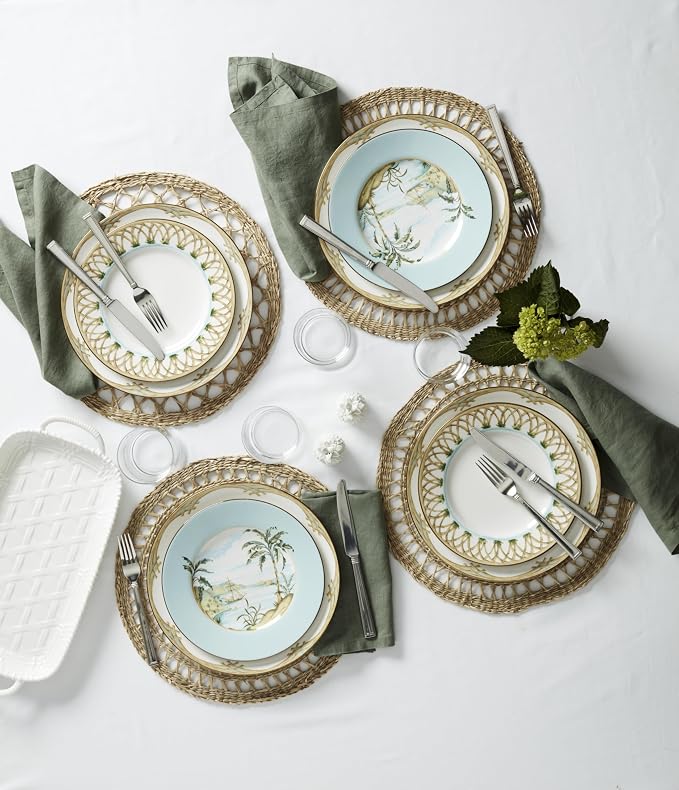 Lenox British Colonial 4-Piece Accent Plates, Appetizer Plate Set - Image 6