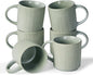 famiware Coffee Mug Set for 6, Star 12 oz Catering Mugs Cup Set by Famiware