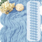 15 Pack Baby Blue Cheesecloth Table Runner 17 x 108 inch Cheese Cloth Table by Yorcari