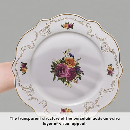 Karaca Forever Bone China Antique 24-Piece Dinner Set - Image 6