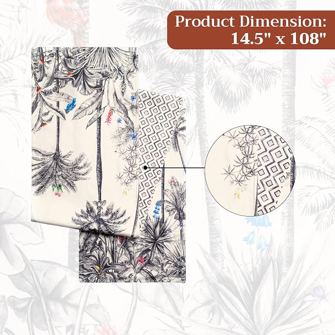 Maison d' Hermine Table Runner 100% Cotton 14.50" x 108" | Table Runners 108 - Image 7