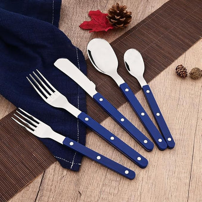 6-Piece Vintage 8.19-inch Dinner Fork Set Silverware Set BRIIEC Stainless Steel - Image 8
