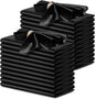 P Pothuiny 24 Pcs Black Satin Napkins 17 x 17 Inch, Satin Cloth Napkins | by P+Pothuiny