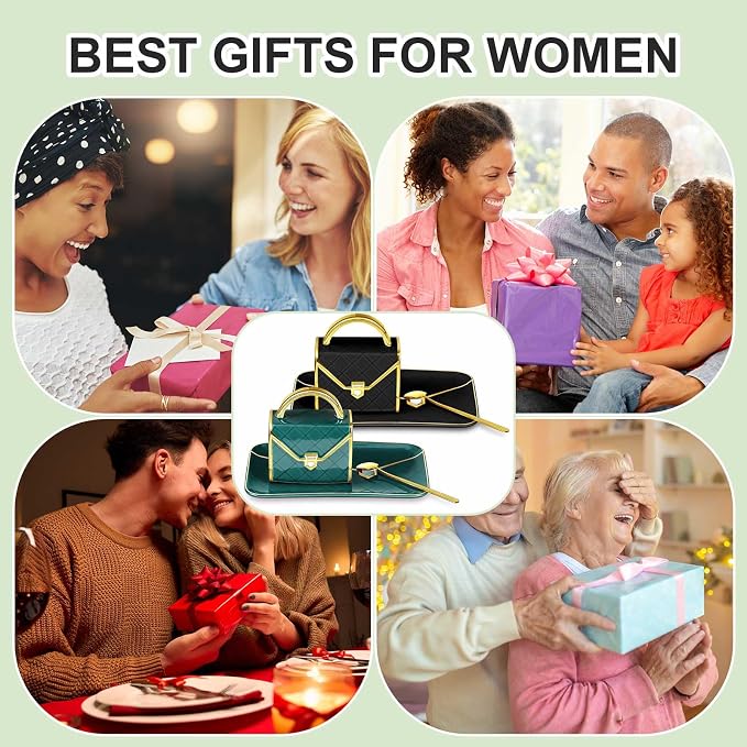 Zubebe 2 Set Coffee Mug Elegant Handbag Shaped Cup Modern Ceramic Purse Mug - Image 4