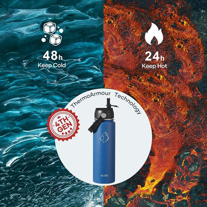 BUZIO 24 oz Insulated Stainless Steel Water Bottle - Image 2